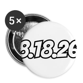 25K on 8.18.26 - Buttons large 2.2'' (5-pack) - white