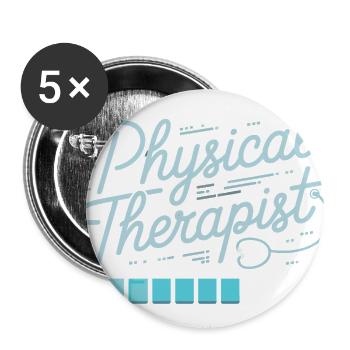 Future Physical Therapist Progress Bar - Buttons large 2.2'' (5-pack) - white