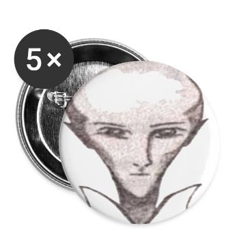 Creatures of the Earth's interior - Buttons large 2.2'' (5-pack) - white