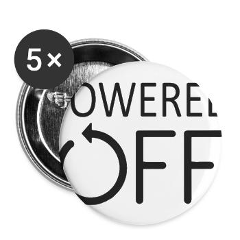 POWERED OFF Turned off and in sleep mode - Buttons large 2.2'' (5-pack) - white