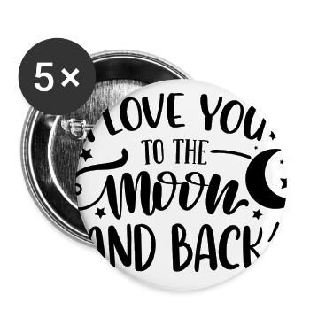 Love in Every Detail – Romantic Gift Design - Buttons large 2.2'' (5-pack) - white