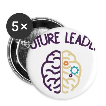 Future leader  - Buttons large 2.2'' (5-pack) - white
