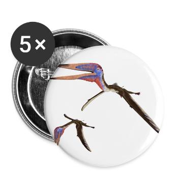 Giant Pterosaur Zhejiangopterus - Buttons large 2.2'' (5-pack) - white