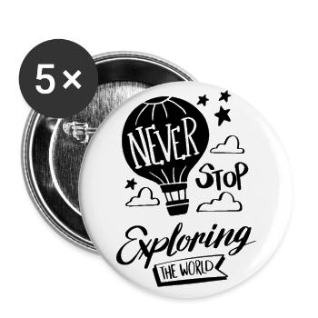 missing_design - Buttons large 2.2'' (5-pack) - white