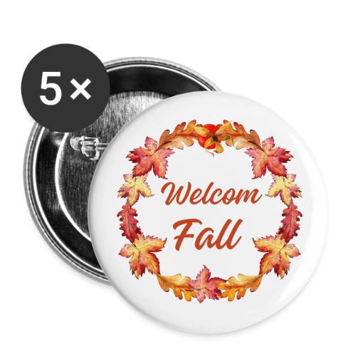 Welcome fall - Buttons large 2.2'' (5-pack)