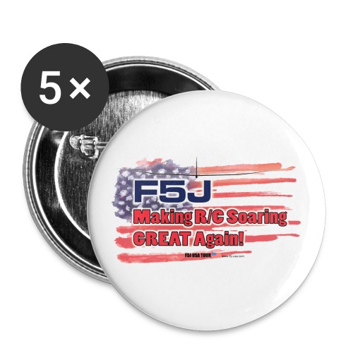 F5J - Making R/C soaring great again! - Buttons large 2.2'' (5-pack)