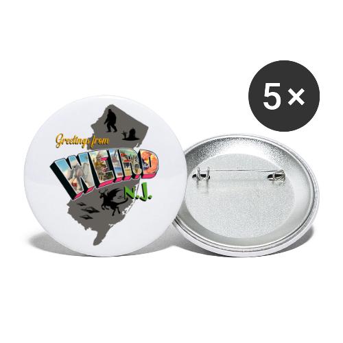 Greetings from WNJ - Buttons large 2.2'' (5-pack)