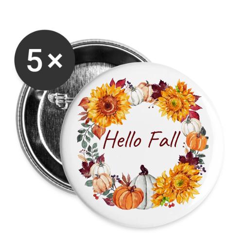 Hello Fall - Buttons large 2.2'' (5-pack)