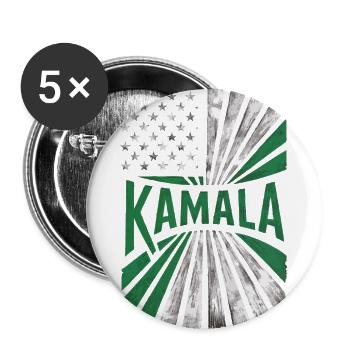 Kamala - Buttons large 2.2'' (5-pack) - white