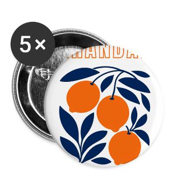 Grandad Grandfather 2027 - Buttons large 2.2'' (5-pack) - white