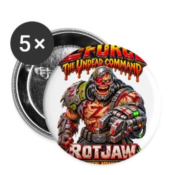 Z-FORCE: ROTJAW - Buttons large 2.2'' (5-pack) - white