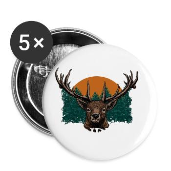 Hog Raider Wild Pig Hunting Hog Boar Hunter Dad - Buttons large 2.2'' (5-pack) - white