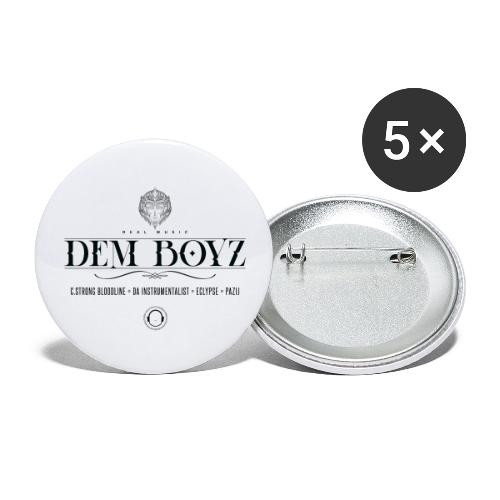 DemBoyz Roll Call (Black Edition) - Buttons large 2.2'' (5-pack)