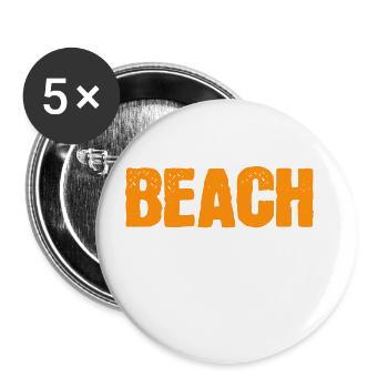 Beach Maui Tourist Gift - Buttons large 2.2'' (5-pack) - white