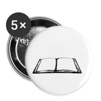 One More Chapter History Professor Gift - Buttons large 2.2'' (5-pack) - white