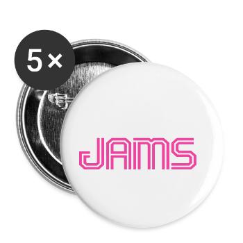 Got No Jams Music Lover Gift - Buttons large 2.2'' (5-pack) - white