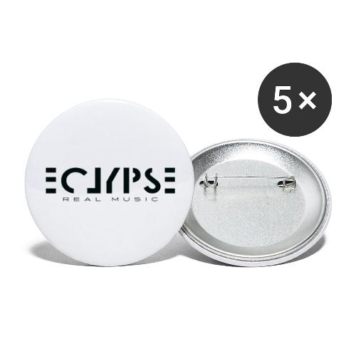 Eclypse Black Logo - Buttons large 2.2'' (5-pack)