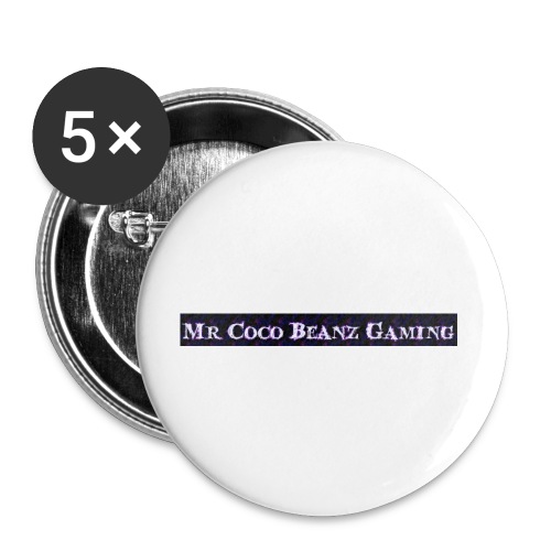 Mr Coco Beanz - Buttons large 2.2'' (5-pack)