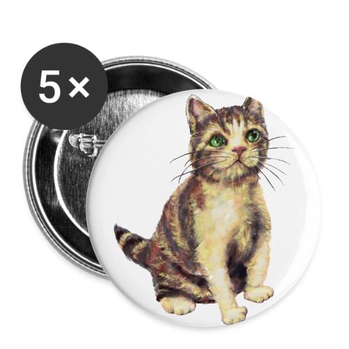 Cat - Buttons large 2.2'' (5-pack)