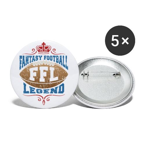 Fantasy Football Legend FFL - Buttons large 2.2'' (5-pack)