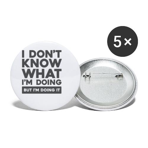 I Don't Know What I'm Doing (Light) - Buttons large 2.2'' (5-pack)
