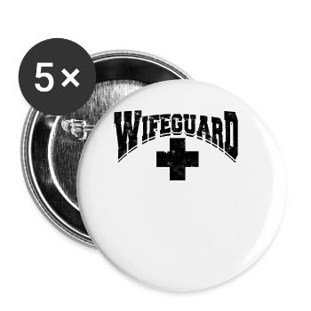 Wifeguard - pool lifeguard - Buttons large 2.2'' (5-pack) - white