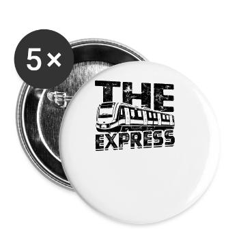 The Express - Train - Buttons large 2.2'' (5-pack) - white