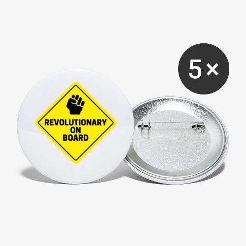 Revolutionary On Board - Buttons large 2.2'' (5-pack)