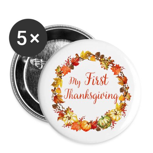 My first thanksgiving - Buttons large 2.2'' (5-pack)