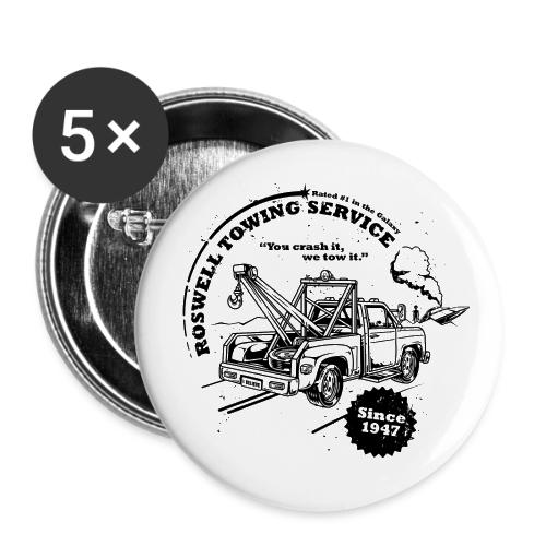 Roswell Towing Service - Light - Buttons large 2.2'' (5-pack)