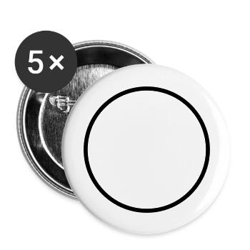Circle - Buttons large 2.2'' (5-pack) - white