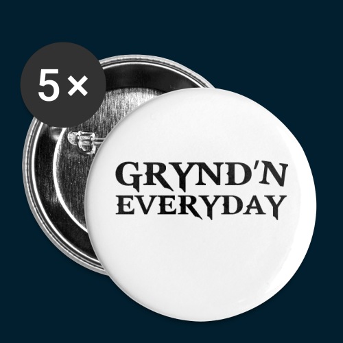 Grynd'N Blk Logo - Buttons large 2.2'' (5-pack)