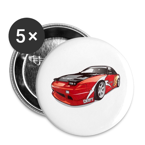 cars drift - Buttons large 2.2'' (5-pack)