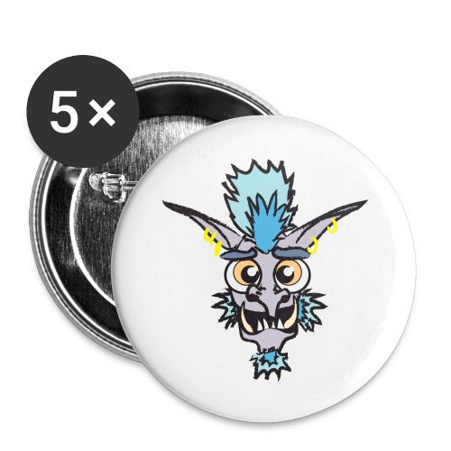 Warcraft Troll Baby - Buttons large 2.2'' (5-pack)