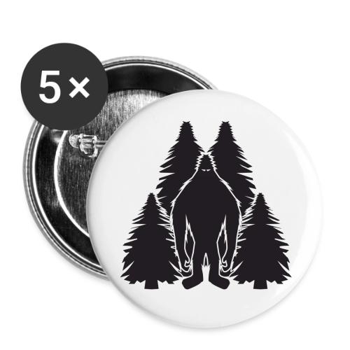 Bigfoot Trees - Buttons large 2.2'' (5-pack)