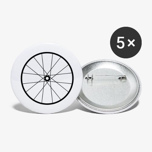 Bicycle Wheel - Buttons large 2.2'' (5-pack)