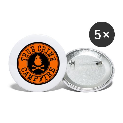 True Crime Campfire - Buttons large 2.2'' (5-pack)
