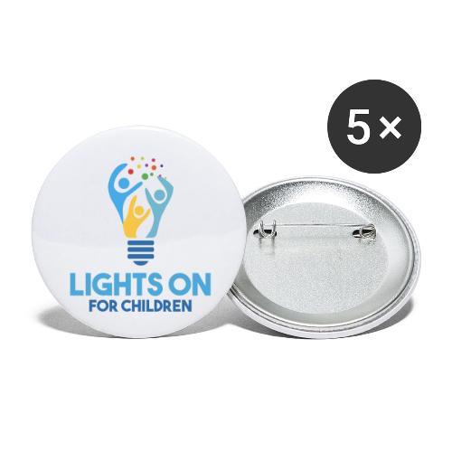 Lights On For Children - Buttons large 2.2'' (5-pack)