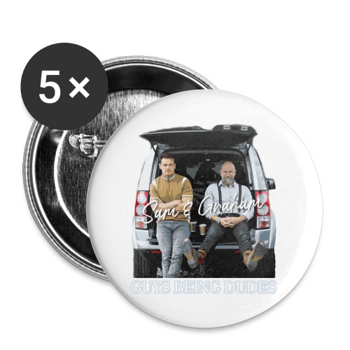 Guys Being Dudes - Buttons large 2.2'' (5-pack)