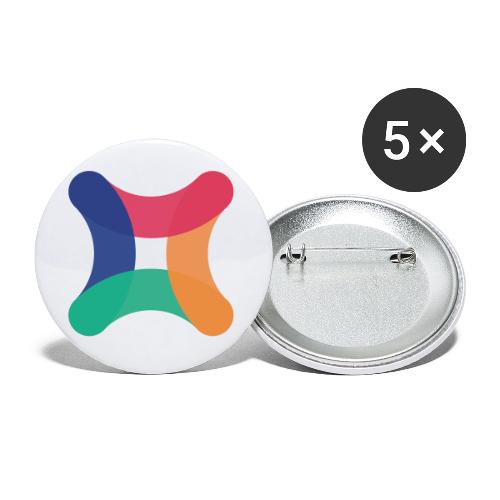 Grokio Communities Logo - Buttons large 2.2'' (5-pack)
