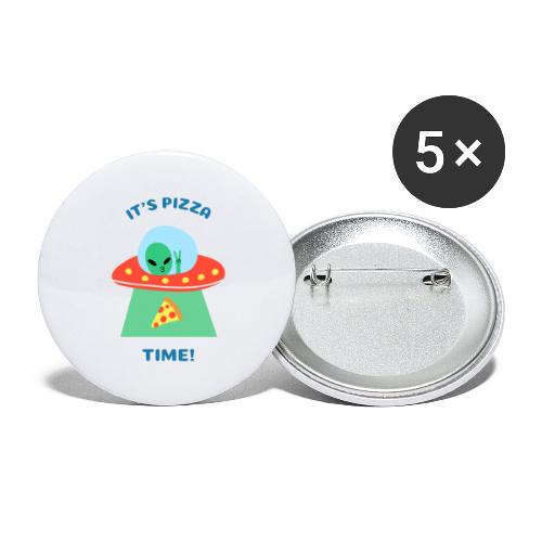 IT'S PIZZA TIME. - Buttons large 2.2'' (5-pack)