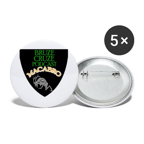LOGO BRUZE CRUZE MACABRO - Buttons large 2.2'' (5-pack)
