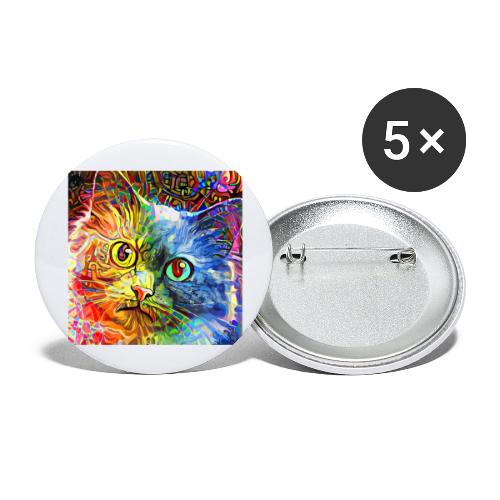 cat - Buttons large 2.2'' (5-pack)