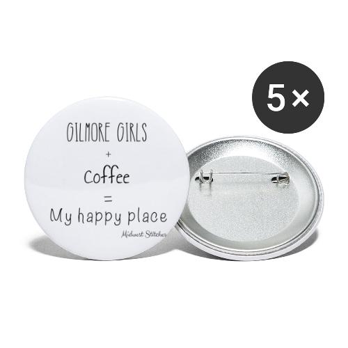 Gilmore Girls and Coffee - Buttons large 2.2'' (5-pack)