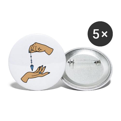 pendulum Crystal - Buttons large 2.2'' (5-pack)