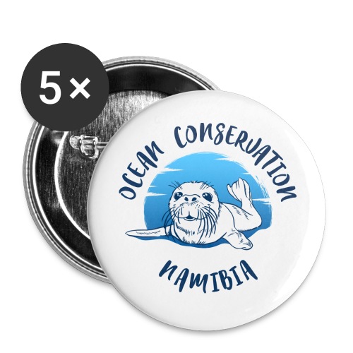 Smiling Seal - Buttons large 2.2'' (5-pack)