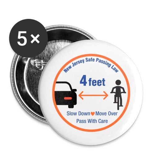 Safe Passing Logo Gear - Buttons large 2.2'' (5-pack)