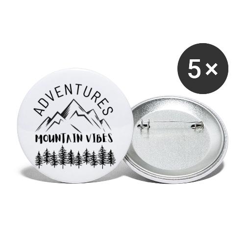 Adventures Mountain Vibes - Buttons large 2.2'' (5-pack)