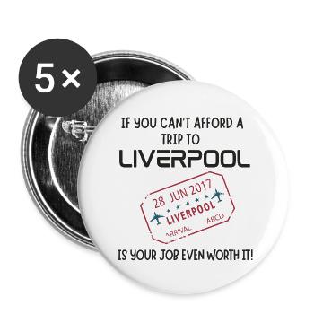 Trip To Liverpool - Buttons large 2.2'' (5-pack) - white