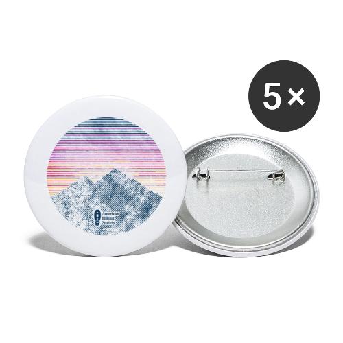 Mountain Sunset - Buttons large 2.2'' (5-pack)